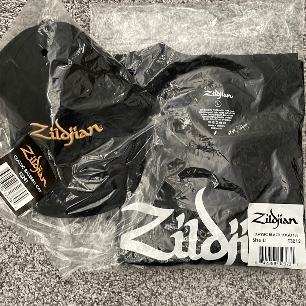Zildjian Classic Logo Tee & Baseball Cap